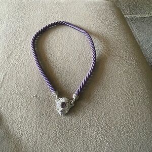 Purple and Silver Necklace